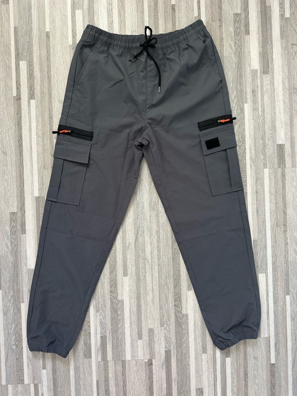 Men's Cargo Jogger Pants - Gray size M